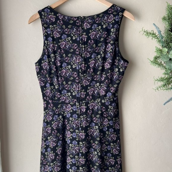 Hot Topic Vintage Purple Rose Hi-Low Hem Dress - Picture 7 of 12
